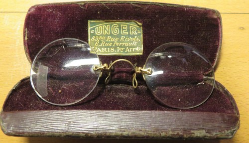 Pince nez ancien - pince-nez, verres