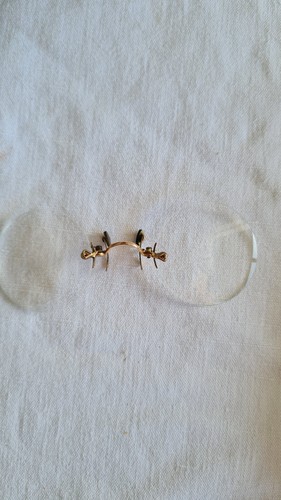 Ancienne lunette dore - lunette,