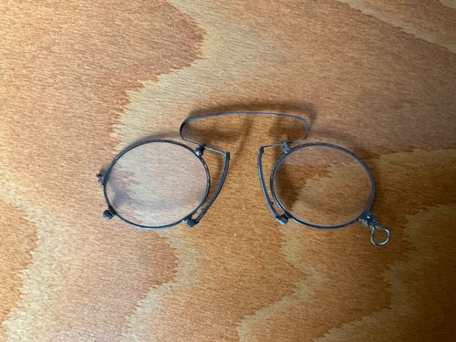 Ancienne lunette binocle pince - ancienne,